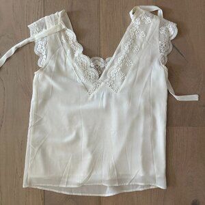 Berthie Cream Lace Top - Low Back, Gorgeous